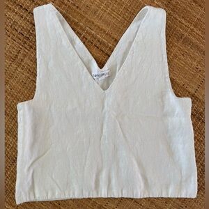 Sonhouse Boxy Linen Top